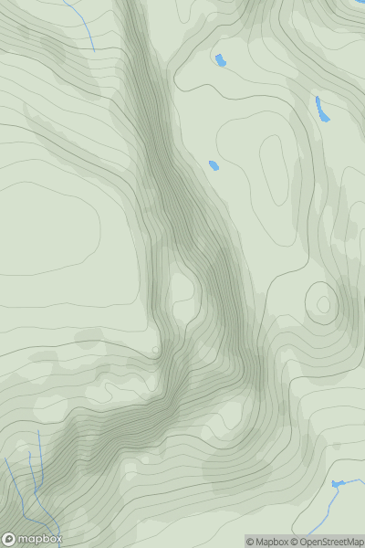Thumbnail image for Quiraing North Peak showing contour plot for surrounding peak