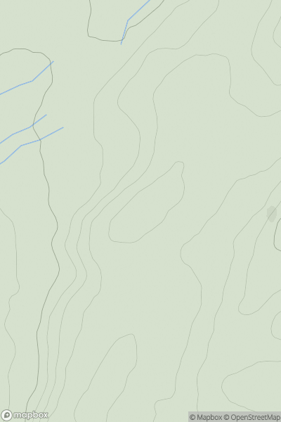 Thumbnail image for Pant-llwyd showing contour plot for surrounding peak