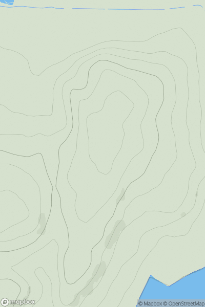 Thumbnail image for Hillfield Crescent showing contour plot for surrounding peak