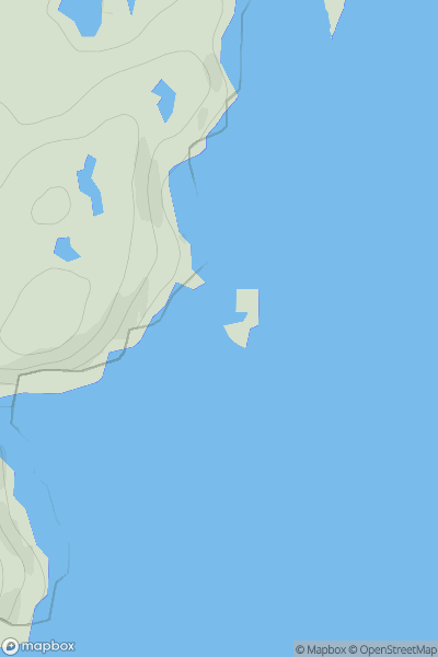 Thumbnail image for Madadh Gruamach showing contour plot for surrounding peak