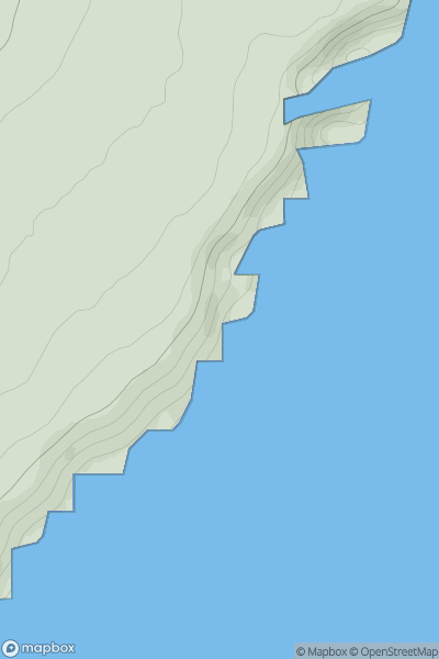 Thumbnail image for Stack of Mid Clyth showing contour plot for surrounding peak