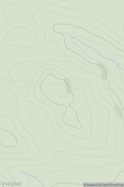Thumbnail image for Far Dundrum Plantation showing contour plot for surrounding peak