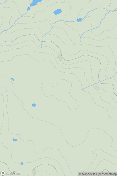Thumbnail image for Blackhorse Hill showing contour plot for surrounding peak