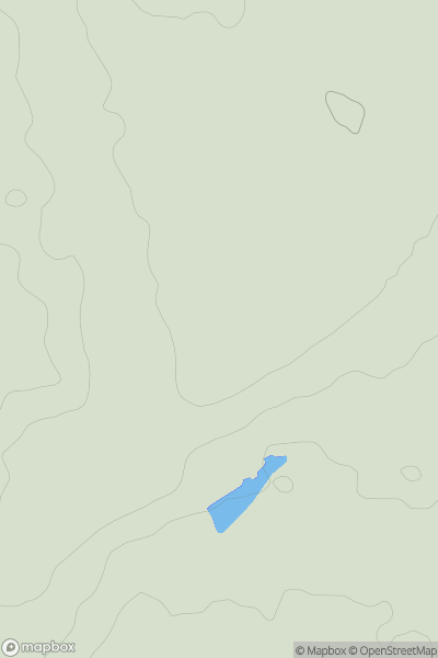 Thumbnail image for Clanger Hill showing contour plot for surrounding peak