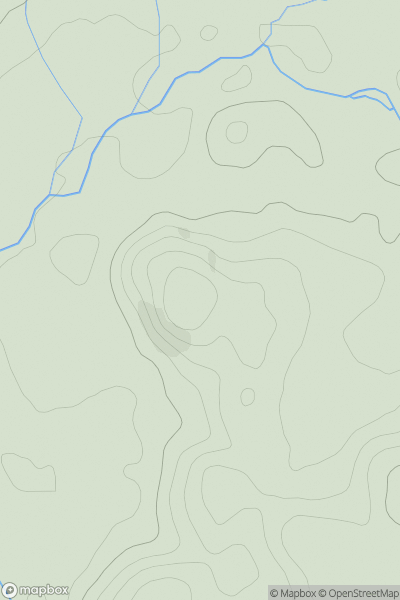 Thumbnail image for Orchard Hill showing contour plot for surrounding peak