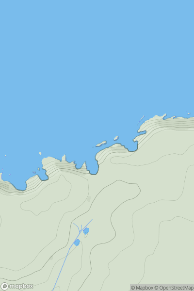 Thumbnail image for Hells Mouth Stack showing contour plot for surrounding peak