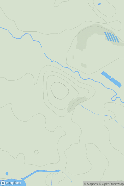 Thumbnail image for Brocks Hill showing contour plot for surrounding peak
