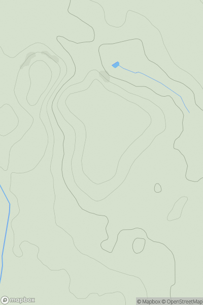 Thumbnail image for Houghton Main Hill showing contour plot for surrounding peak