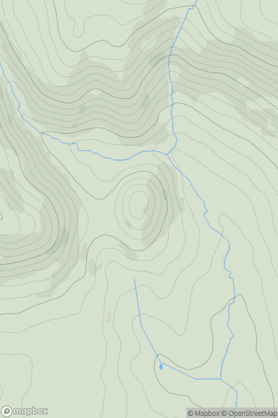 Thumbnail image for Grist Castle Wood showing contour plot for surrounding peak