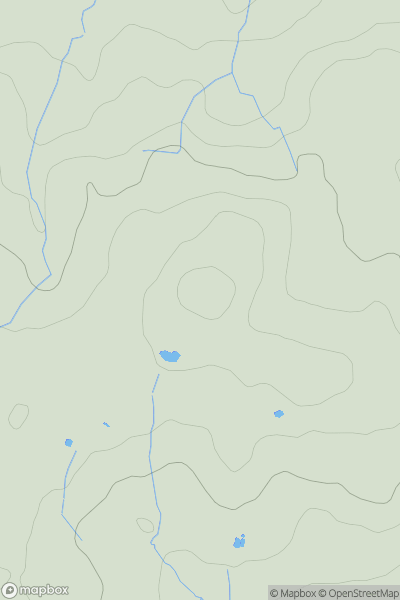 Thumbnail image for Gore's Wood showing contour plot for surrounding peak