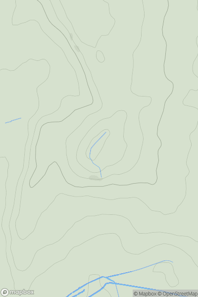 Thumbnail image for Highmore's Hill showing contour plot for surrounding peak