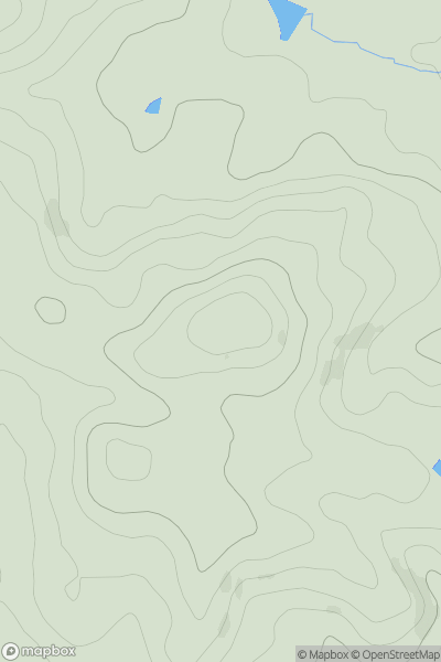 Thumbnail image for Hayes Wood showing contour plot for surrounding peak