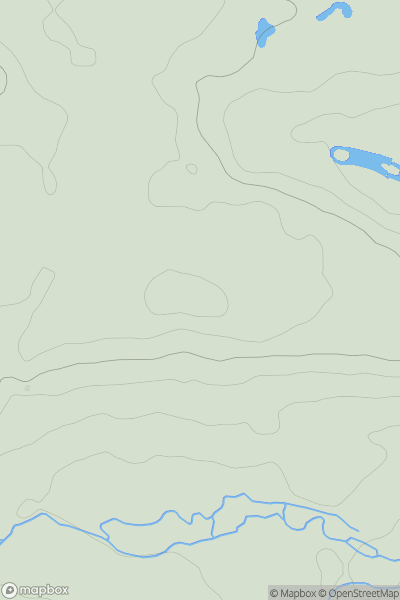 Thumbnail image for Warren Plantation showing contour plot for surrounding peak