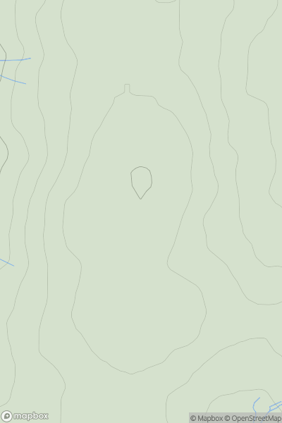 Thumbnail image for Drum yr Eira showing contour plot for surrounding peak