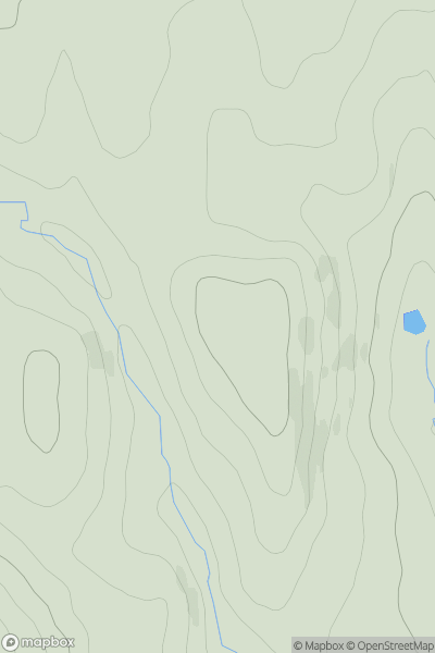Thumbnail image for Barntimpen Hill showing contour plot for surrounding peak