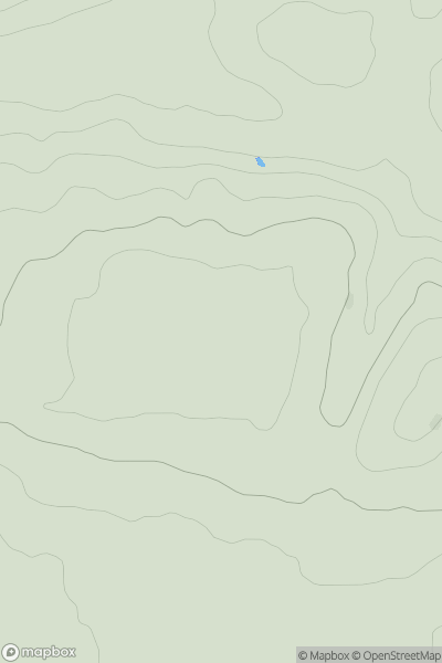 Thumbnail image for Nuthanger Hill showing contour plot for surrounding peak