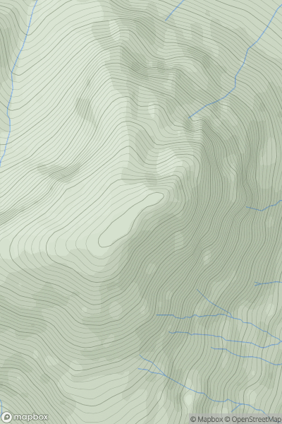 Thumbnail image for Buachaille Etive Mor - Stob Dearg showing contour plot for surrounding peak