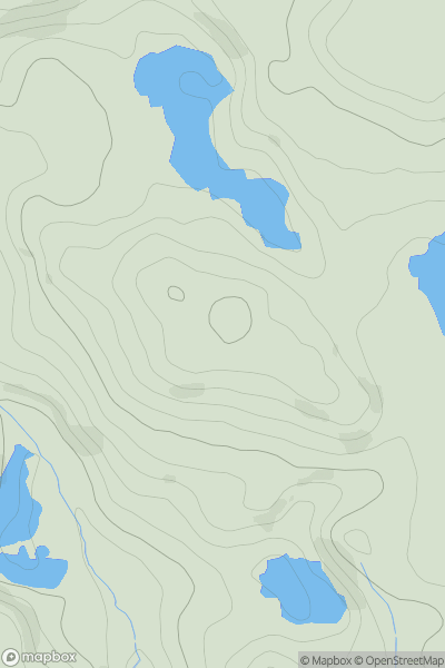 Thumbnail image for Ruddle Moor showing contour plot for surrounding peak