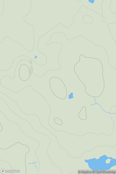 Thumbnail image for Blawquhairn Hill showing contour plot for surrounding peak