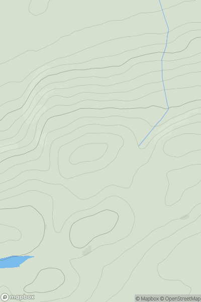 Thumbnail image for Finavon Fort showing contour plot for surrounding peak