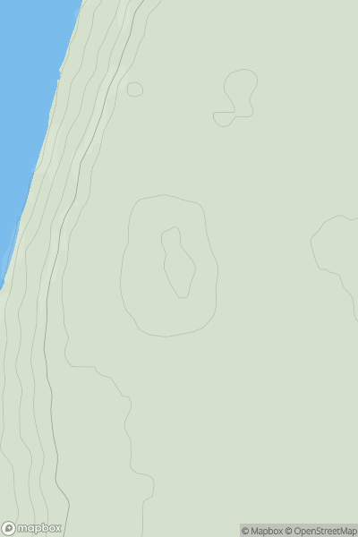 Thumbnail image for Coleby Wood showing contour plot for surrounding peak