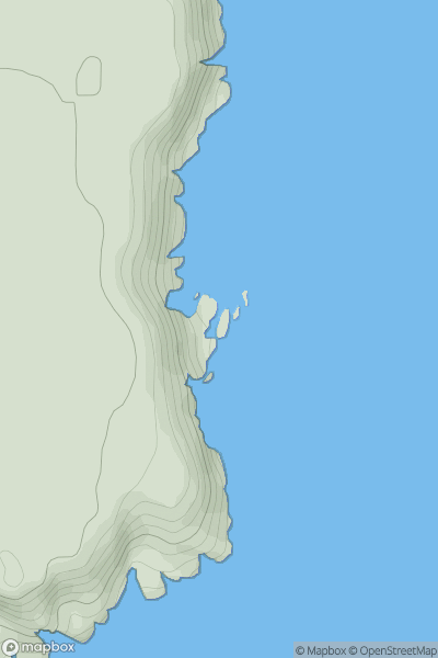 Thumbnail image for Cirein Seileageo showing contour plot for surrounding peak