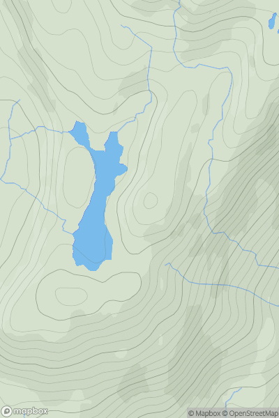 Thumbnail image for Cruach nam Feadan showing contour plot for surrounding peak