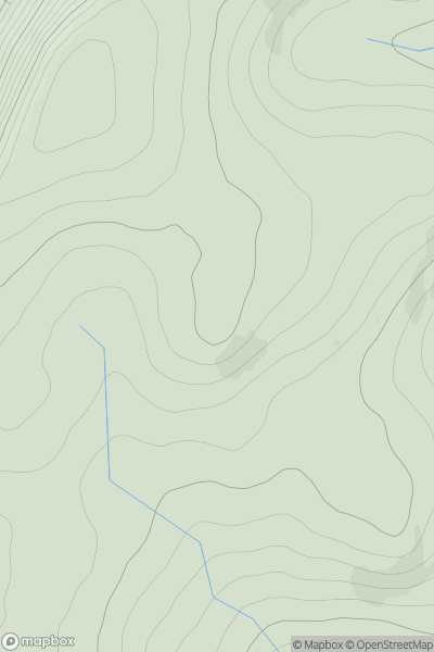 Thumbnail image for Ben Avon South Tor showing contour plot for surrounding peak