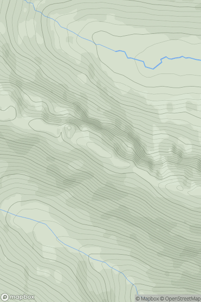 Thumbnail image for Mam Sodhail East Top showing contour plot for surrounding peak