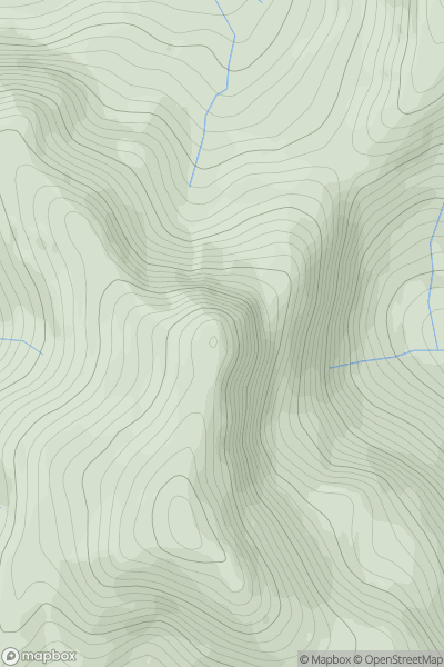 Thumbnail image for Stuc a' Chroin North Top showing contour plot for surrounding peak