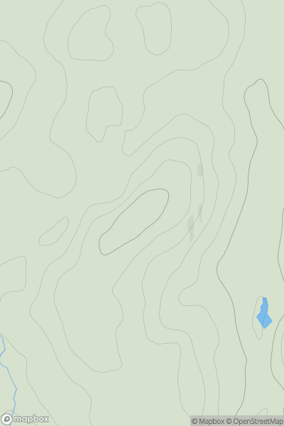 Thumbnail image for Plea Knowe showing contour plot for surrounding peak
