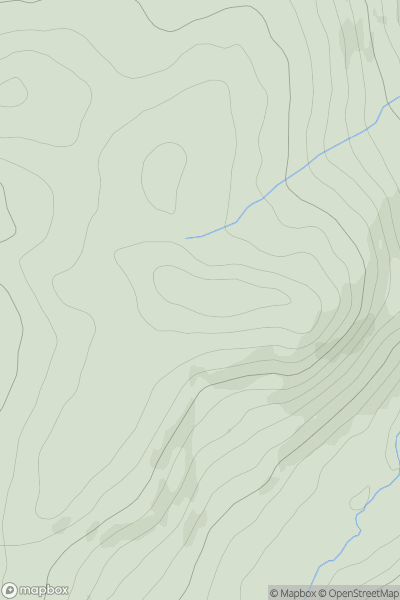 Thumbnail image for Skelfhill Craig showing contour plot for surrounding peak