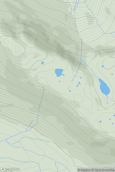 Thumbnail image for Innominate Peak showing contour plot for surrounding peak