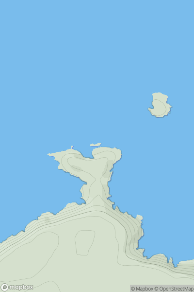 Thumbnail image for Sevensouls Rock showing contour plot for surrounding peak