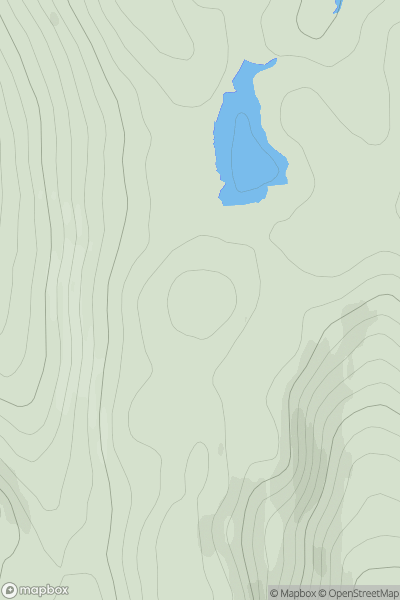 Thumbnail image for Meall na Ceothach North Top showing contour plot for surrounding peak