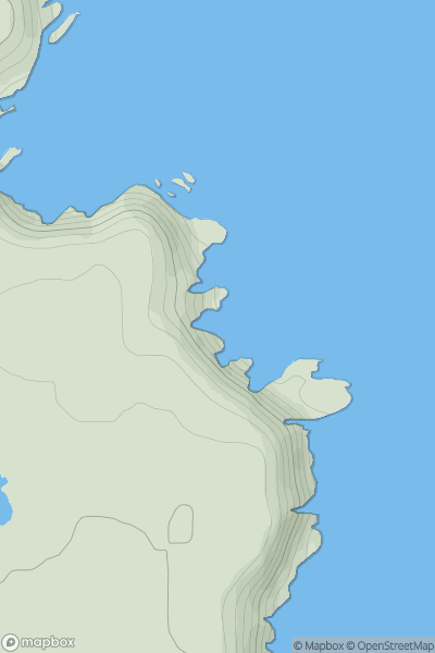 Thumbnail image for Bun Bacabhat showing contour plot for surrounding peak