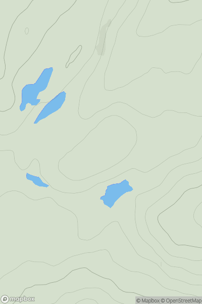 Thumbnail image for Cairn Vungie South Top showing contour plot for surrounding peak