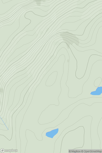 Thumbnail image for Carn Thomais showing contour plot for surrounding peak