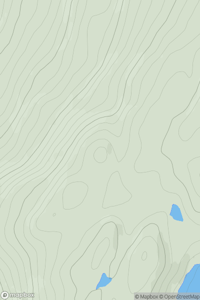 Thumbnail image for Creag Coire Doe NW Top showing contour plot for surrounding peak