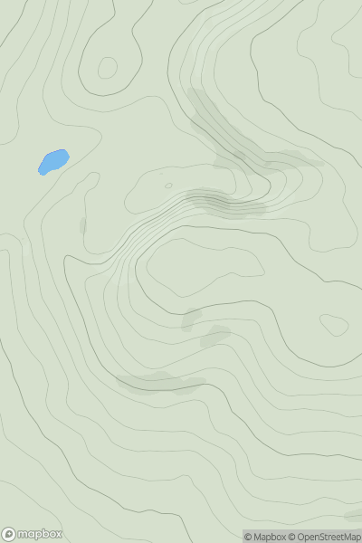 Thumbnail image for Eldon Hill showing contour plot for surrounding peak