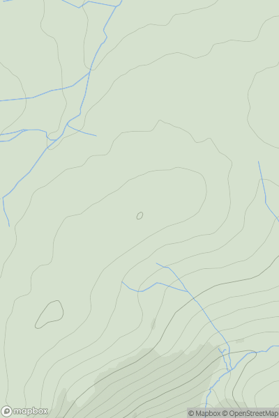 Thumbnail image for Reaveley Hill showing contour plot for surrounding peak