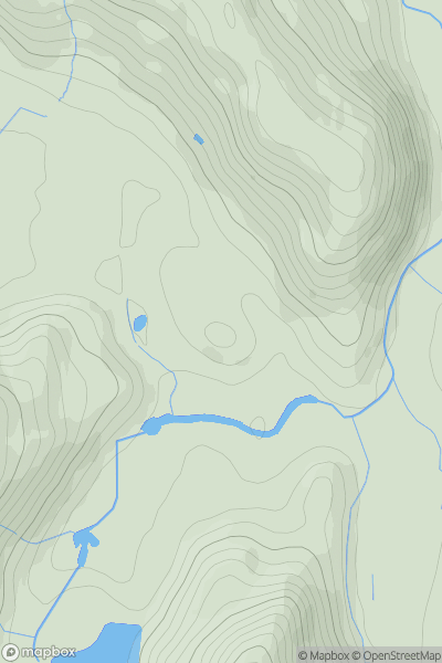 Thumbnail image for Smaithwaite Hill showing contour plot for surrounding peak