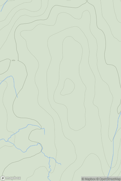 Thumbnail image for Cruach an t-Sorchain showing contour plot for surrounding peak