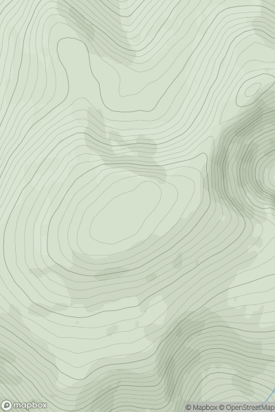 Thumbnail image for Baurtregaum (Barr Tri gCom) showing contour plot for surrounding peak