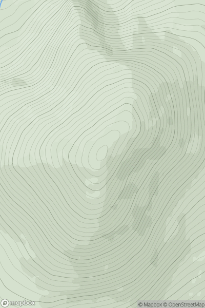 Thumbnail image for Slieve Donard (Sliabh Donairt) showing contour plot for surrounding peak