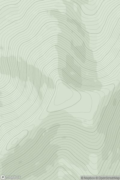 Thumbnail image for Carrignabinnia (Carraig na Binne) showing contour plot for surrounding peak