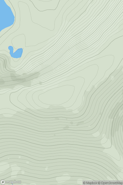 Thumbnail image for Greenane (An Grianan) showing contour plot for surrounding peak