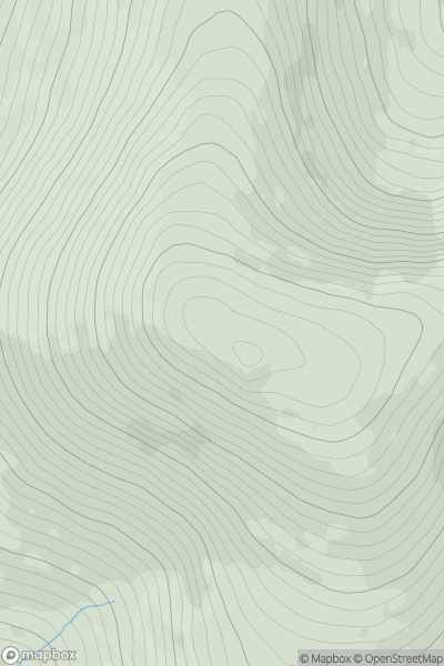 Thumbnail image for Mount Leinster (Stua Laighean) showing contour plot for surrounding peak