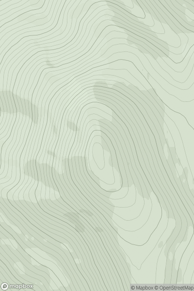 Thumbnail image for Temple Hill (Cnoc an Teampaill) showing contour plot for surrounding peak