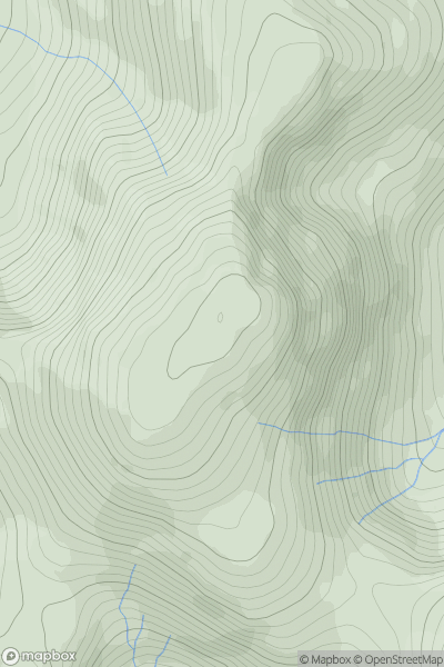 Thumbnail image for Slieve Commedagh (Sliabh Coimheideach) showing contour plot for surrounding peak